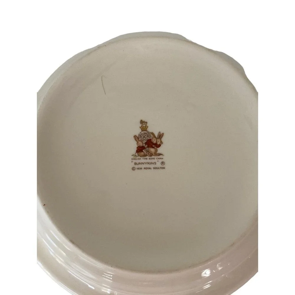 Royal Doulton Bunnykins 2pc Nursery Set Fine Bone China Mug and‎ Bowl England